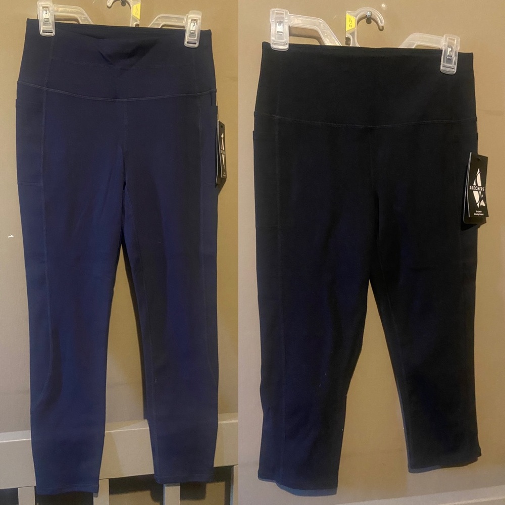 (2) SKECHERS NWT Cropped Leggings